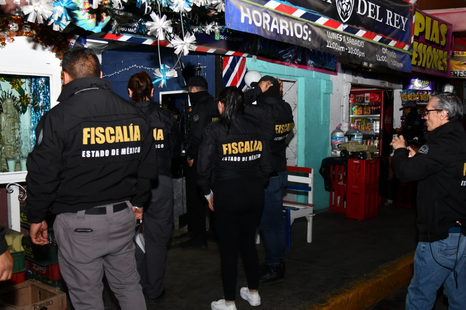 Más de 2,200 elementos de seguridad federales y estatales realizaron intervenciones simultáneas en 20 municipios del Estado de México. Foto Especial