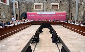 Delfina Gómez encabeza cumbre de seguridad con la CDMX y 6 estados en Tecámac