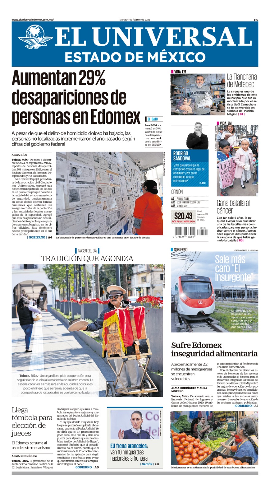 Portada 04 de febrero 2025