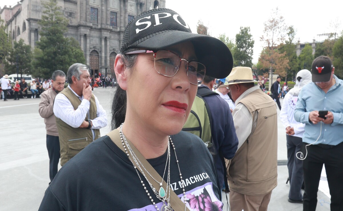 Luz Machuca, presidenta del Colectivo Flores en el Corazón / Foto Alejandro Vargas