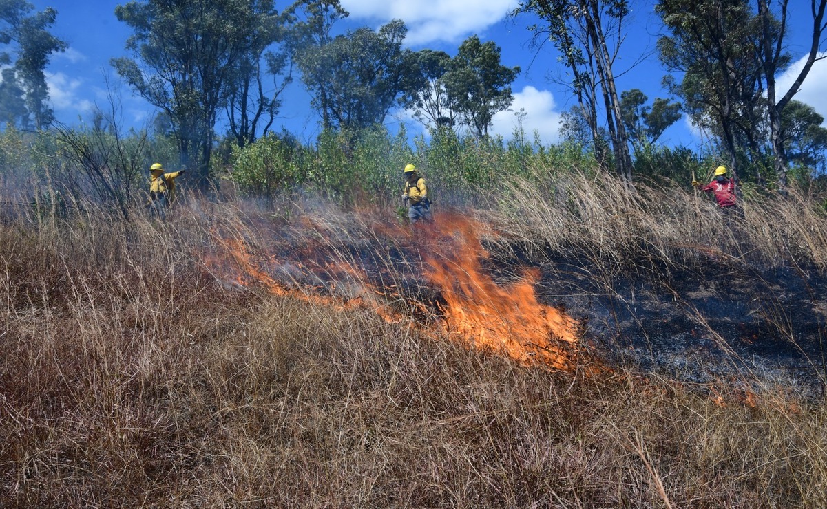 Edomex refuerza combate a incendios en fiestas patronales y Semana Santa