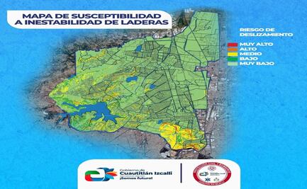 Izcalli tiene 14 zonas propensas a deslizamientos de tierra y roca