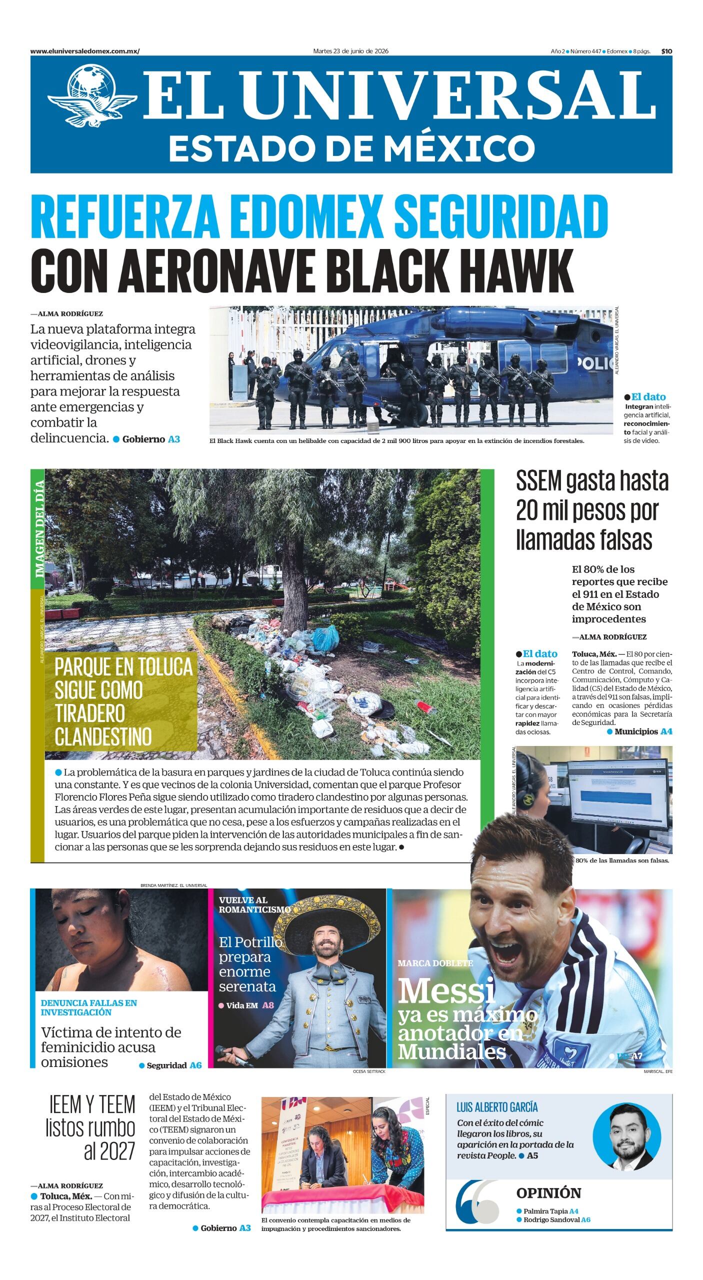 Portada 23 de junio de 2026