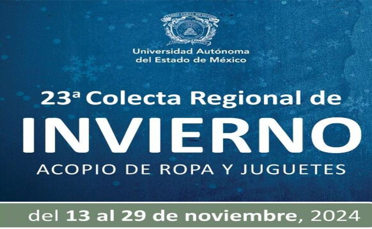 La colecta de invierno acopio de ropa y juguetes 2024 / Foto: Especial