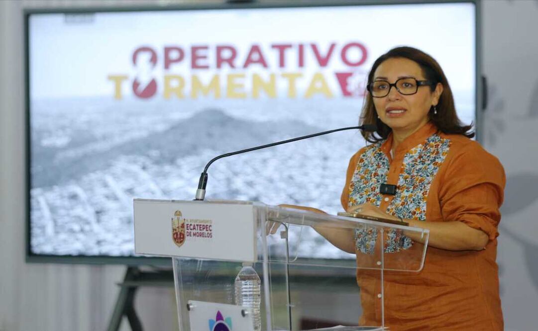 La alcaldesa Azucena Cisneros Coss anuncia la histórica jornada de recolección de basura con la que Ecatepec buscará el Récord Guinness / Foto: Especial