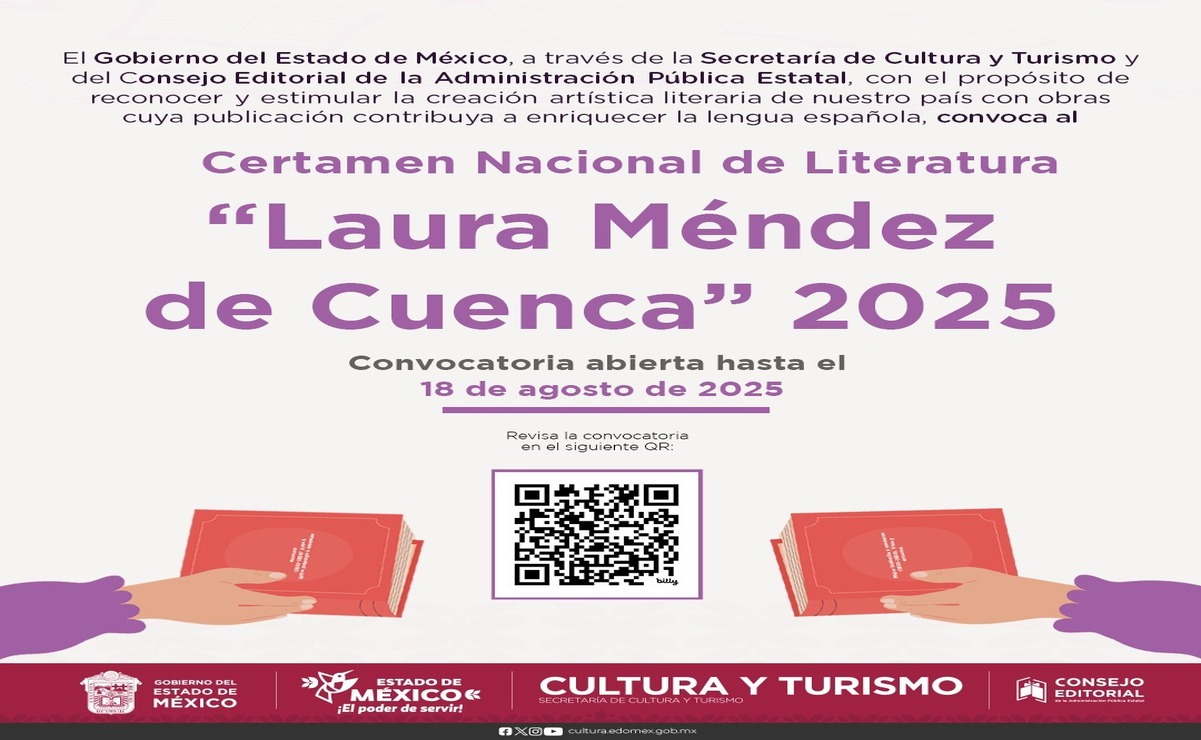 Certamen Nacional Literario “Laura Méndez de Cuenca” 2025. Foto: Especial