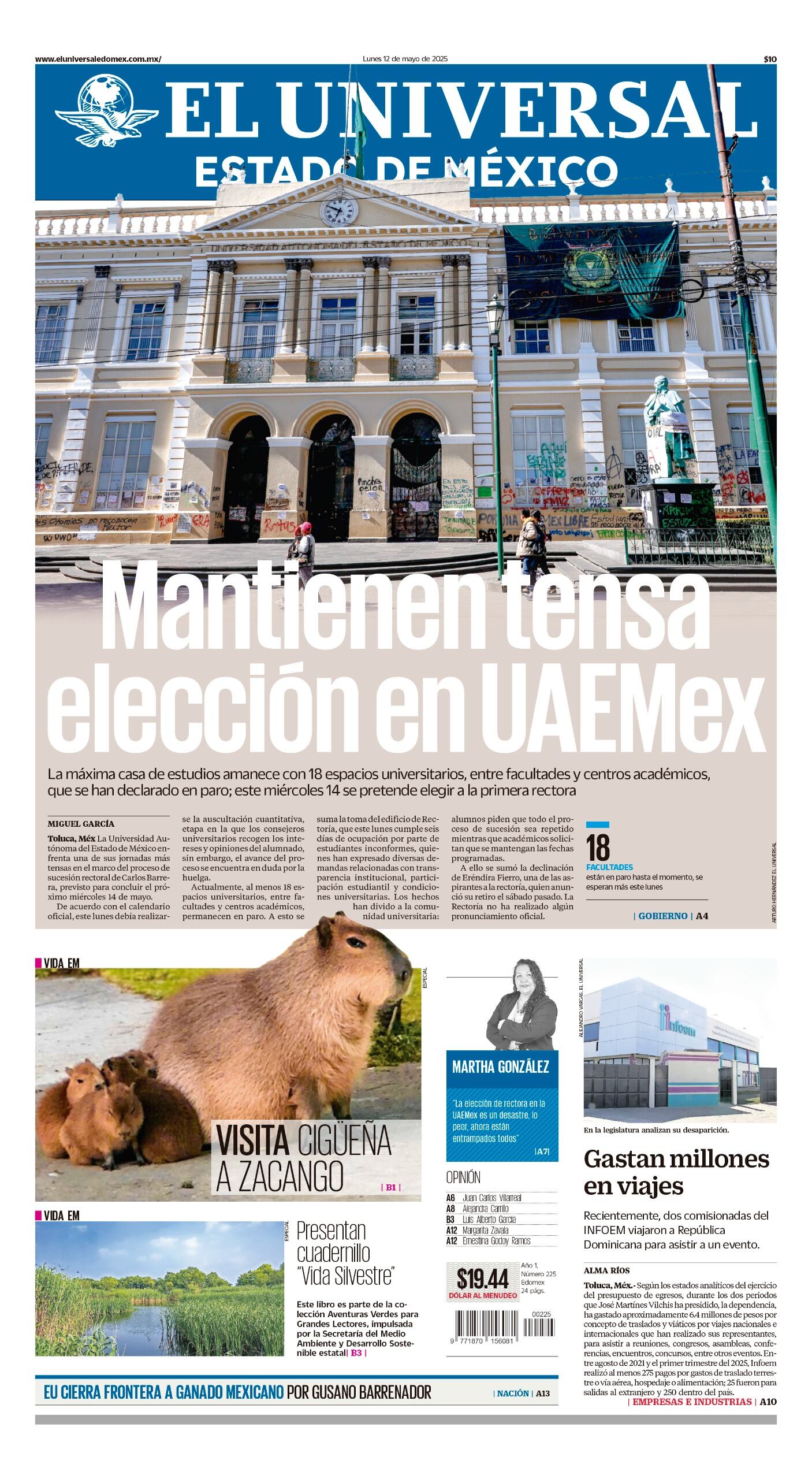 Portada 12 de mayo 2025