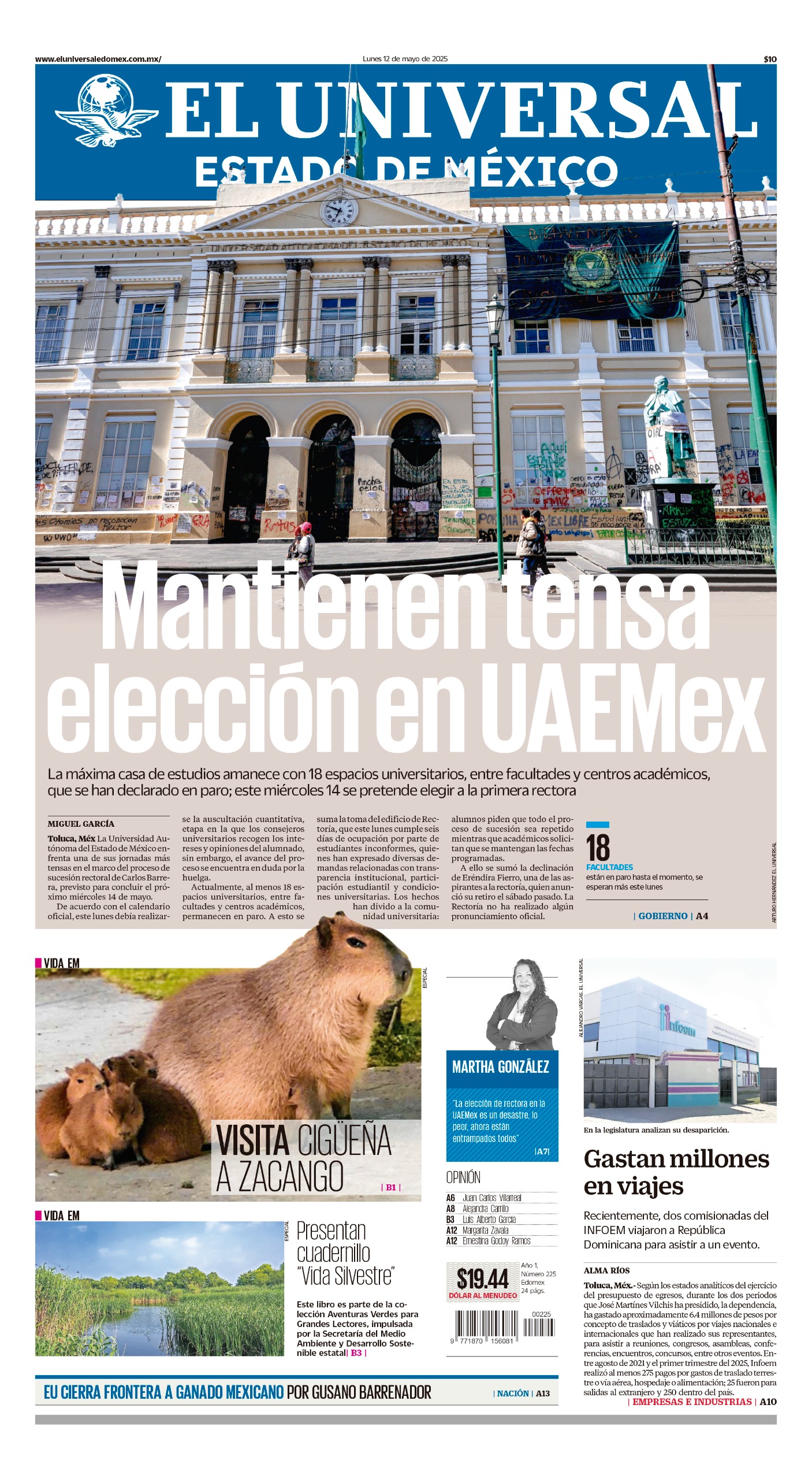 Portada 12 de mayo 2025