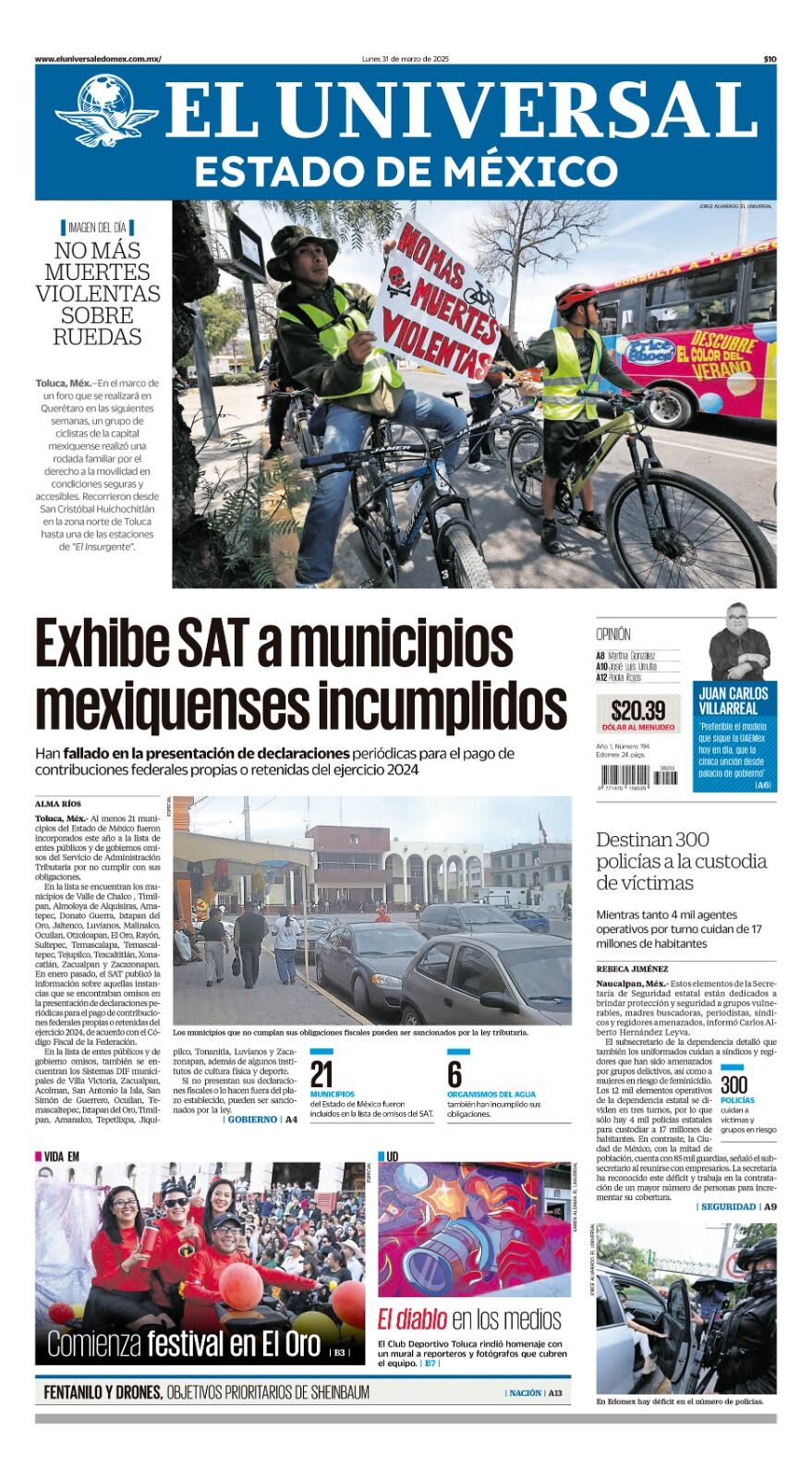 Portada 31 de marzo 2025