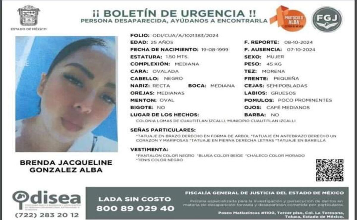 Brenda Jacqueline González Alba, de 25 años de edad / Foto: Especial