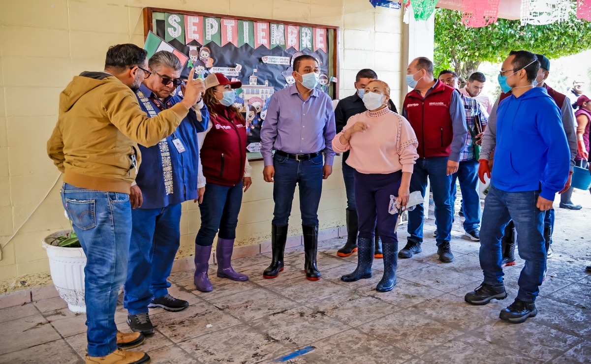 Debido a los trabajos de limpieza, la comunidad estudiantil no ha tenido clases presenciales / Foto Especial