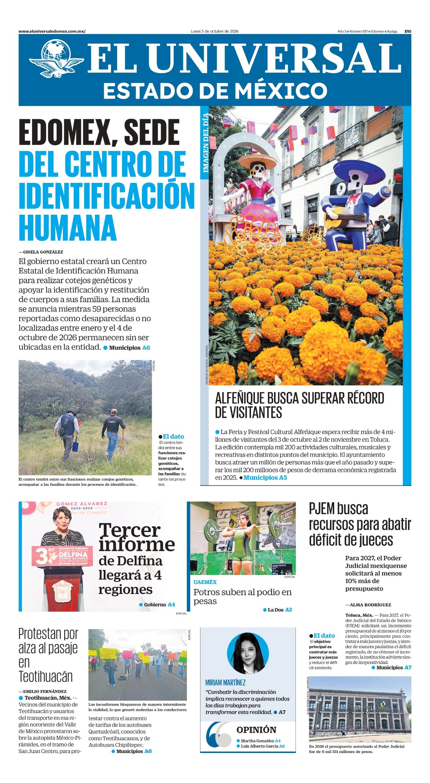 Portada 05 de octubre de 2026