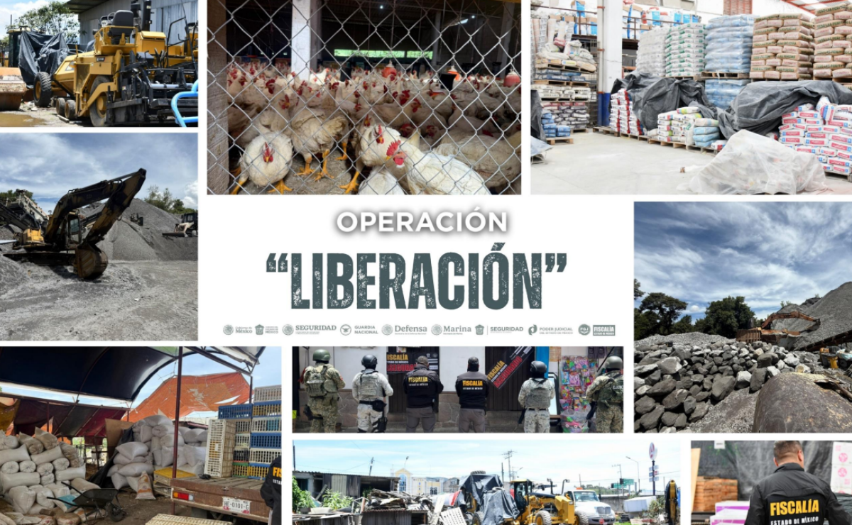 ¿Qué harán las autoridades con lo decomisado en la Operación Liberación en el sur del Edomex?