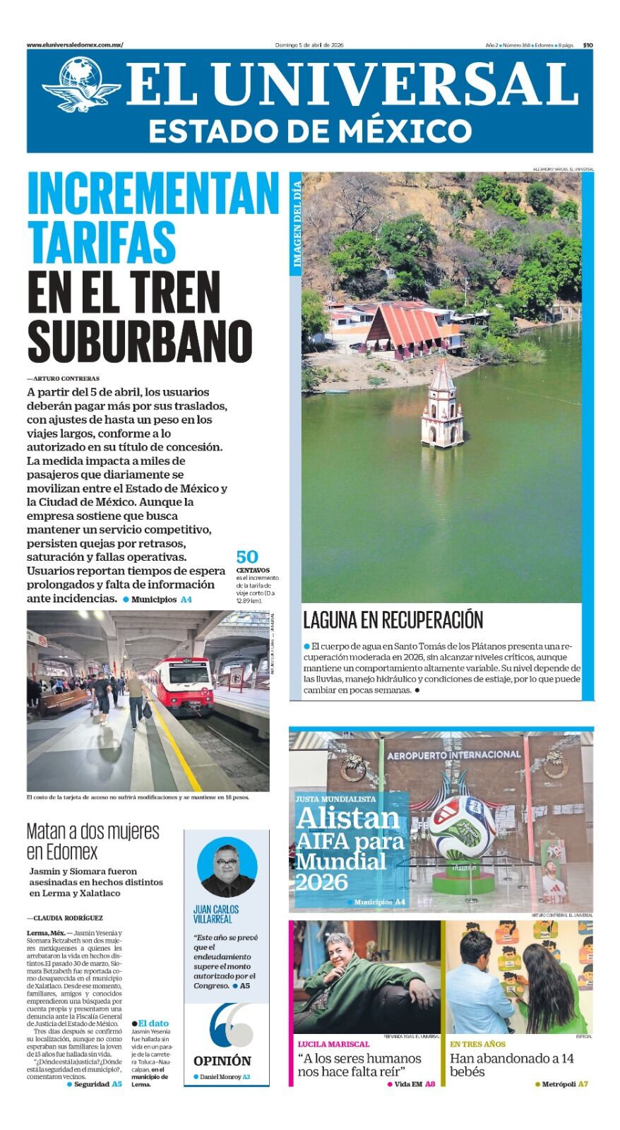 Portada del 05 de abril