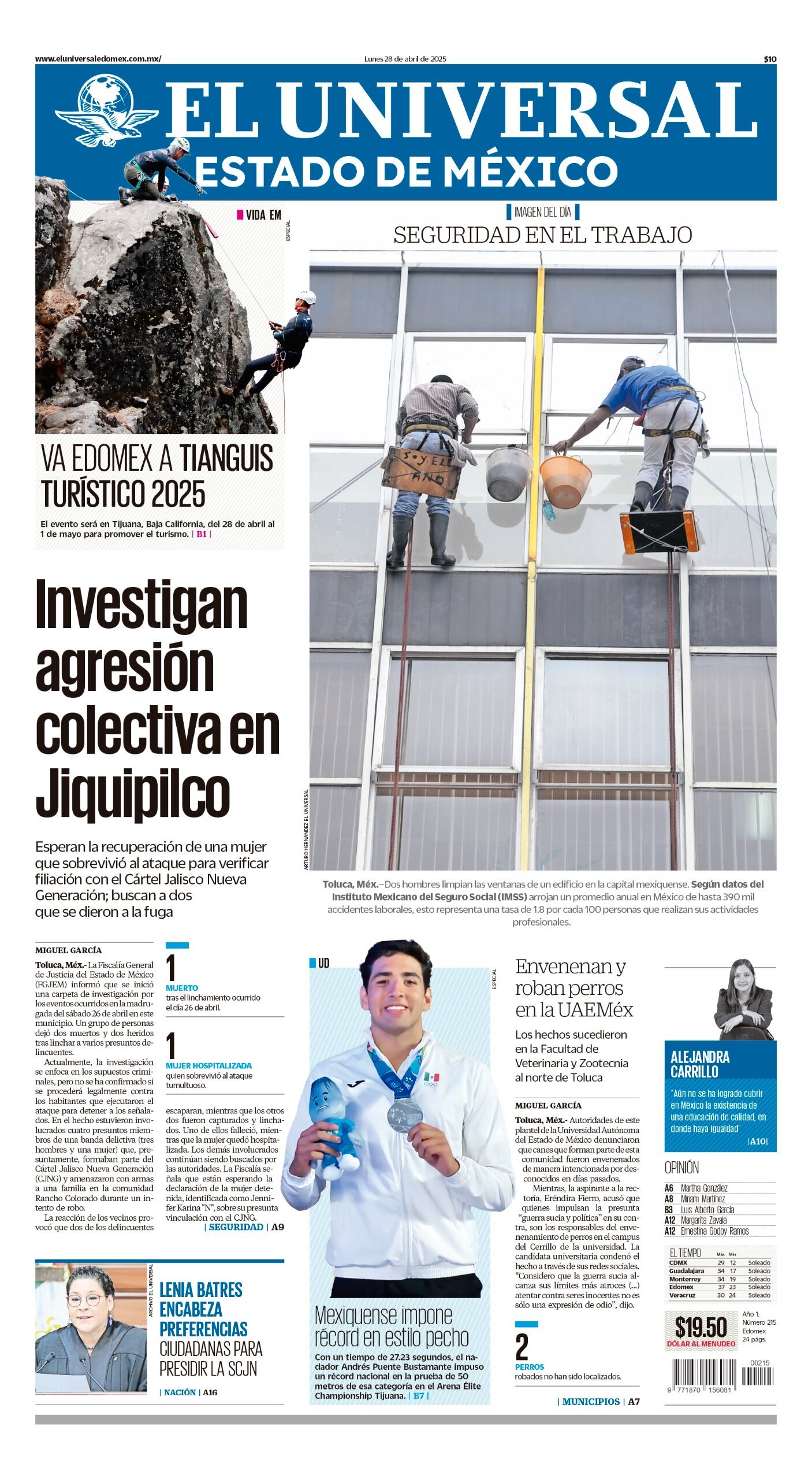 Portada 28 de abril 2025