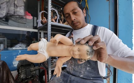 Restaurar niños Dios, un oficio de generaciones