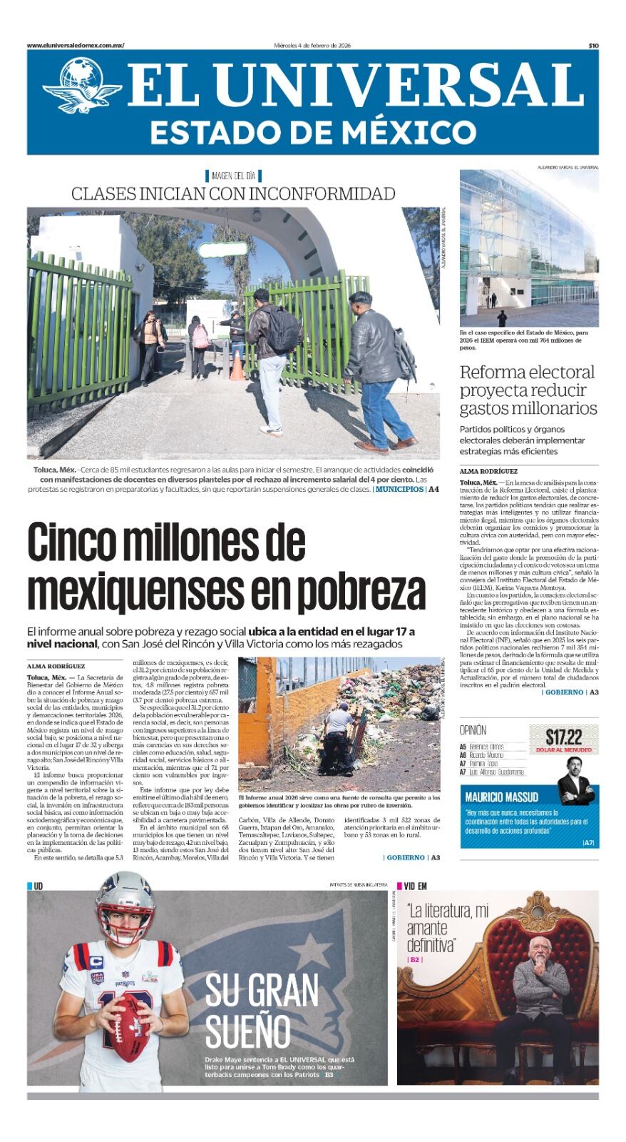 Portada 04 de febrero de 2026