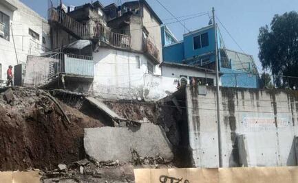 Deslizamiento de tierra en Tlalnepantla: evacúan a personas