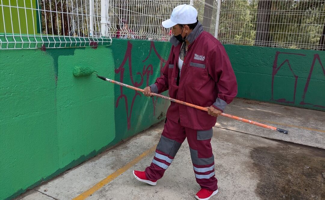 Tras años de olvido, dan mantenimiento al Parque Vicente Guerrero / Foto Especial