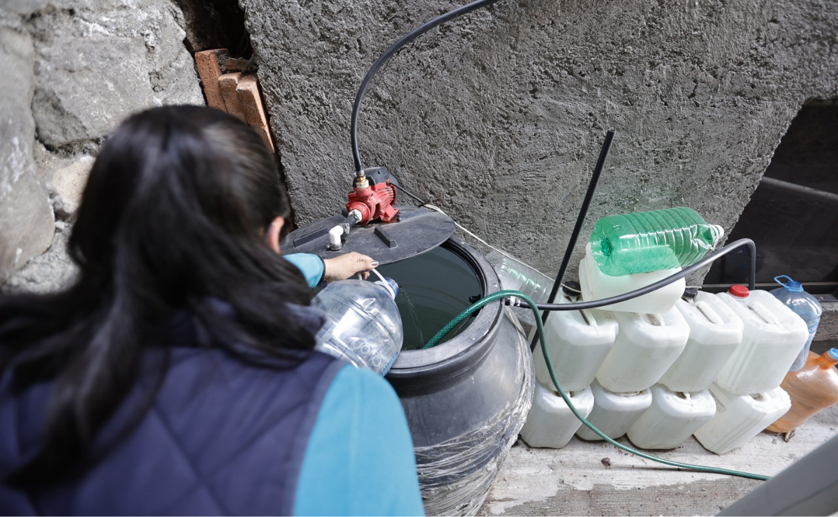El nivel del agua en la Presa Cutzamala ha disminuido drásticamente, poniendo en riesgo el suministro a millones de mexiquenses. Foto: Jorge Alvarado