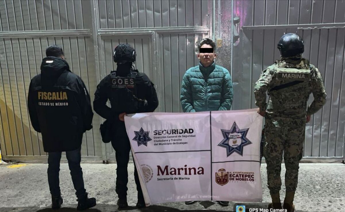 Trasladan a "El Calavera", líder sindical delictivo al penal de Chiconautla en operativo Marina-Ecatepec