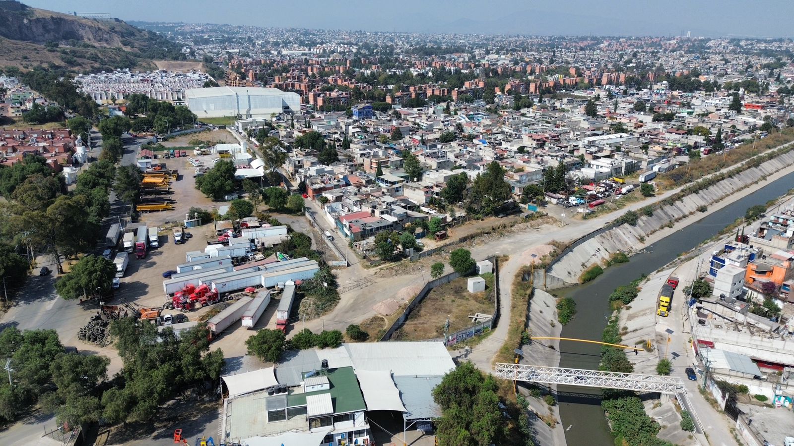 El Colector Quetzal proyecta desfogar las aguas que llegan a la presa de El Ángulo. Foto Especial