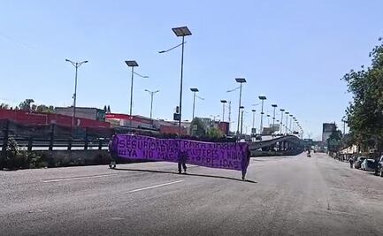 Sigue el bloqueo en Naucalpan: Manifestantes exigen presencia del Fiscal por desaparecidos