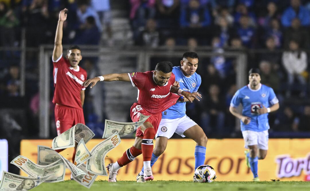 Los Diablos Rojos y Cruz Azul se enfrentarán este sábado a las 19:00 horas en el estadio Nemesio Díez, Foto: Especial