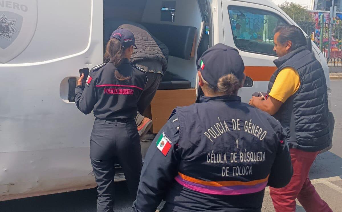 Localizan a desaparecido tras alerta ciudadana en Toluca