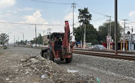 Vecinos de Los Morales, en Cuautitlán temen inundaciones por obras ferroviarias