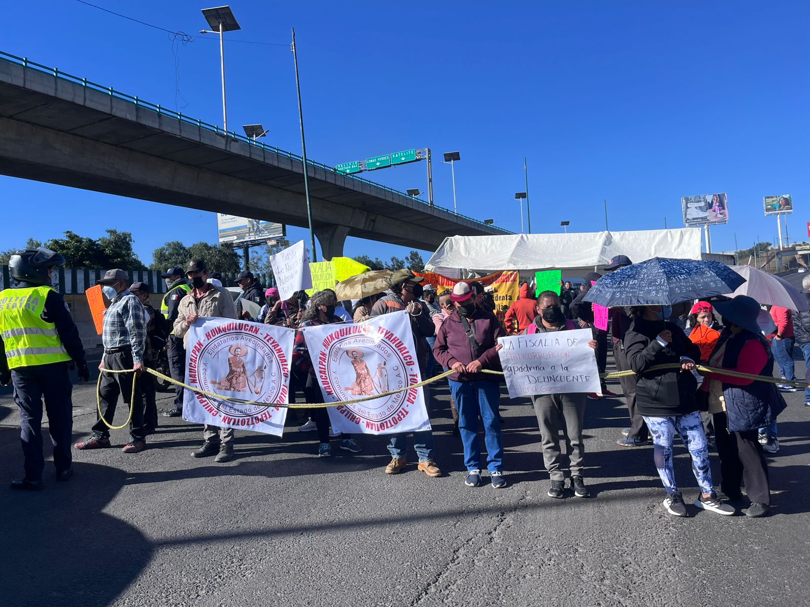 Tultitlán: Vecinos protestan por desalojos; municipio lo niega