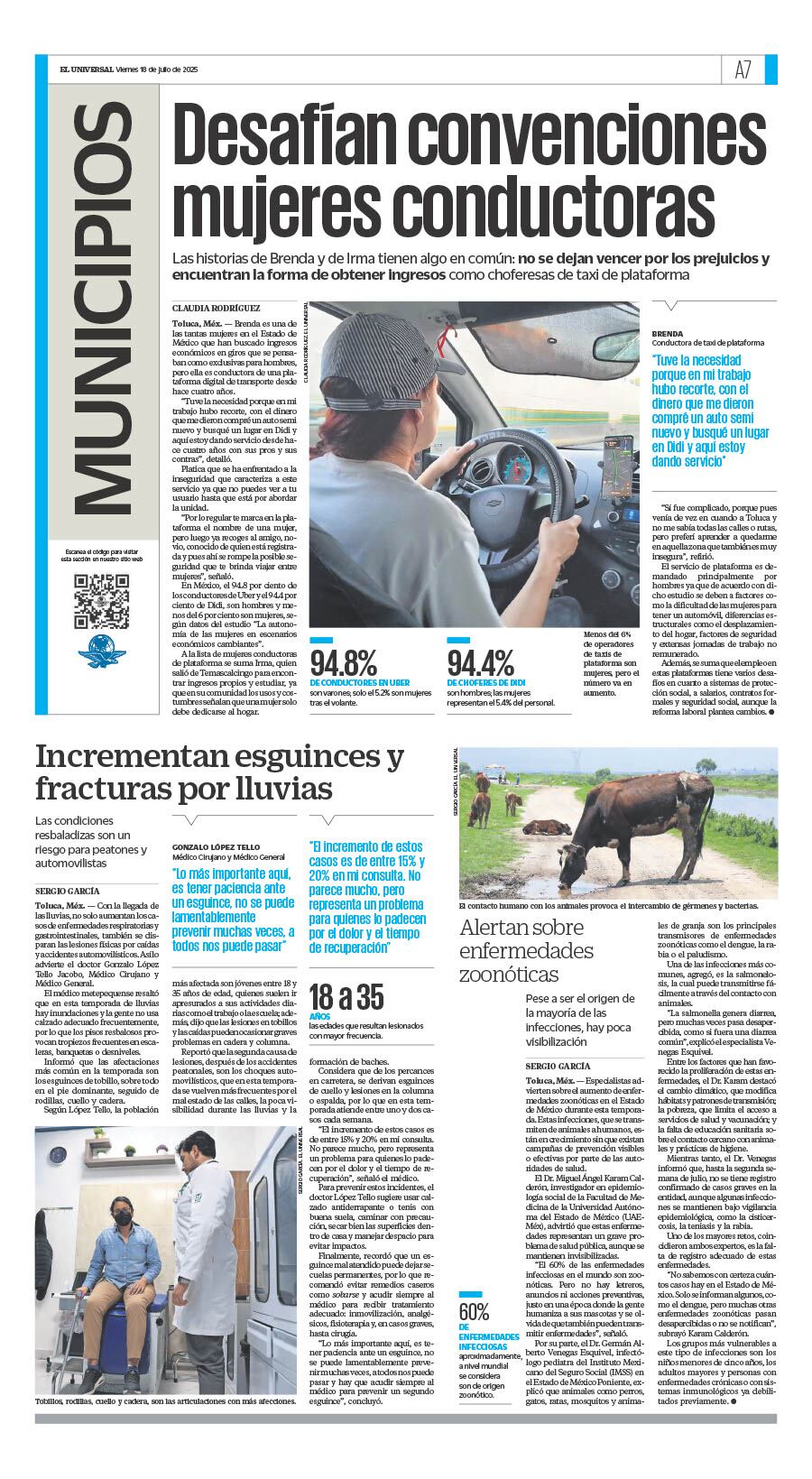 Portada sábado 18 de julio