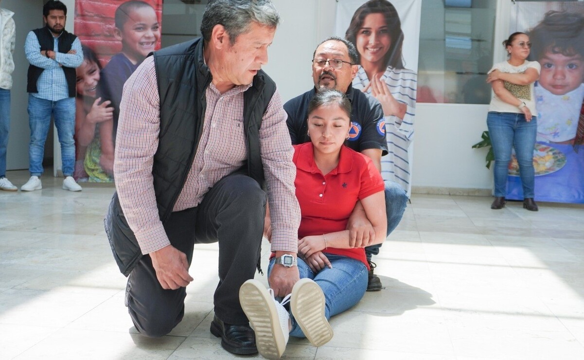 Capacitan a personal de la JAPEM en materia de Protección Civil. Foto: Especial