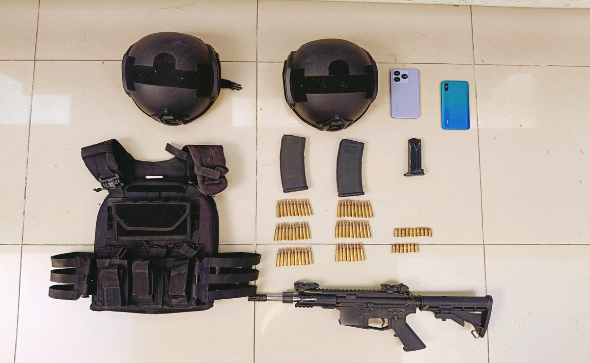 Aseguraron un rifle de asalto, multicalibre, cargadores y varios cartuchos útiles / Foto Especial