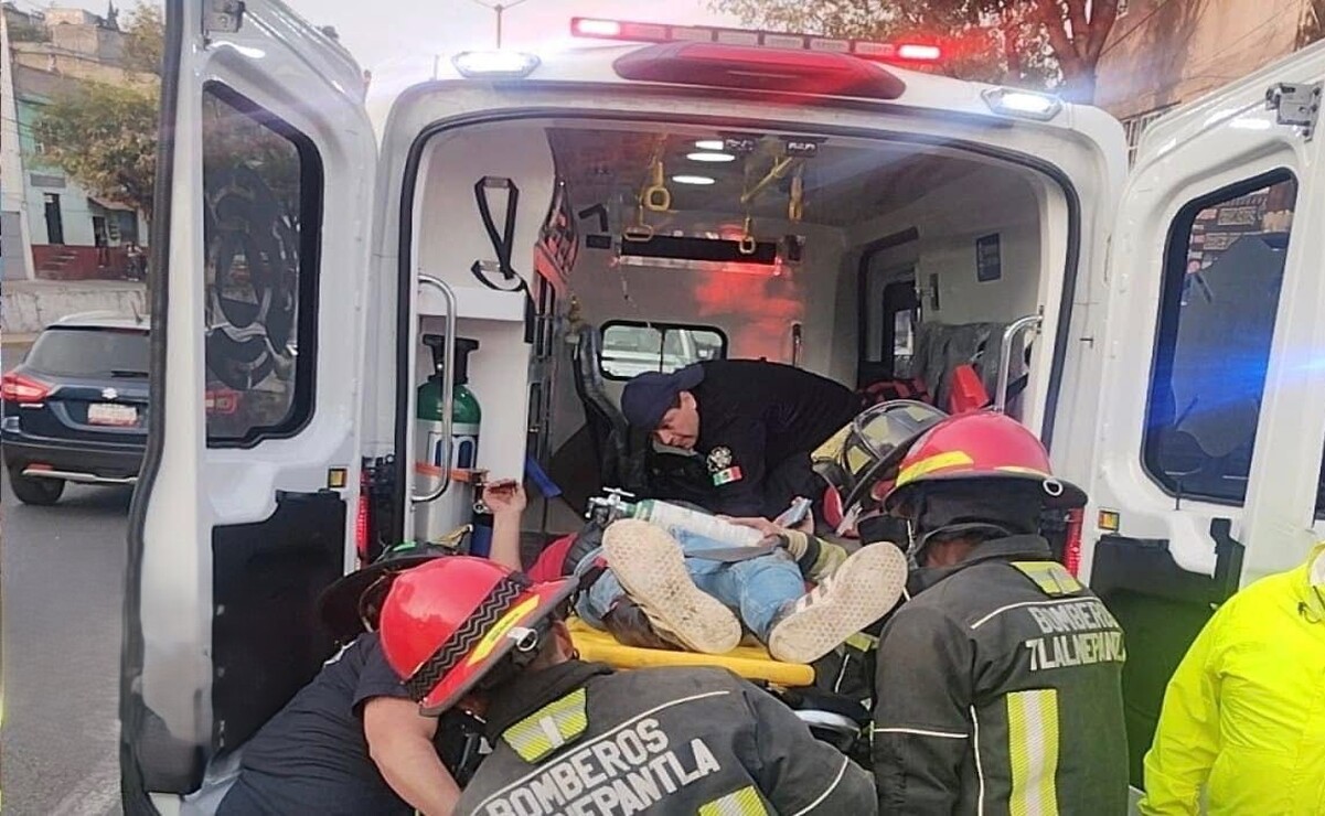 El conductor de la camioneta de transporte escolar y 5 alumnos resultaron lesionados tras el accidente. Foto: Especial