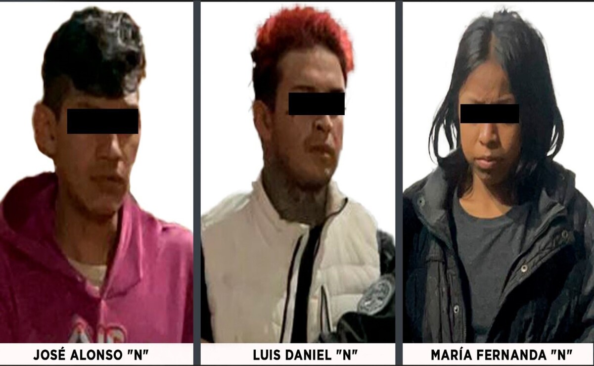 Detienen a tres por robo de autos en Tultepec, identificados como Los Cuinos