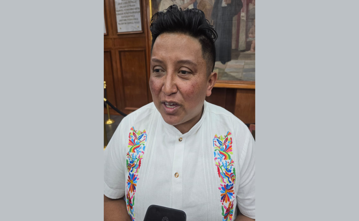 Le diputade Luisa Esmeralda Navarro Hernández, promotora de la iniciativa. Foto: Alma Rodríguez / El Universal Estado de México.