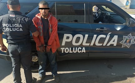 Detienen en Toluca a hombre por presunto robo de cable
