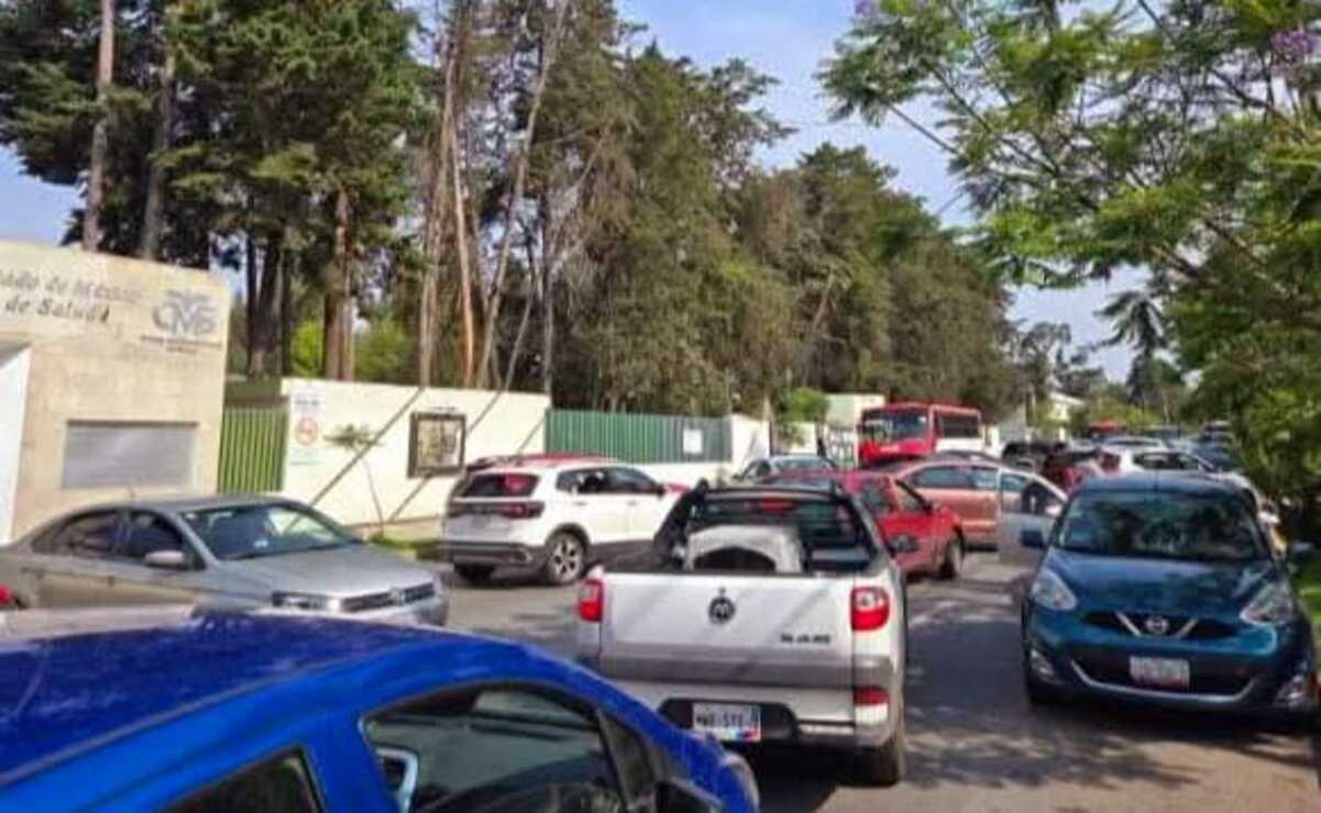 Al sitio arribaron elementos de la Dirección de Seguridad Pública municipal para dar vialidad en la zona / Foto: Especial
