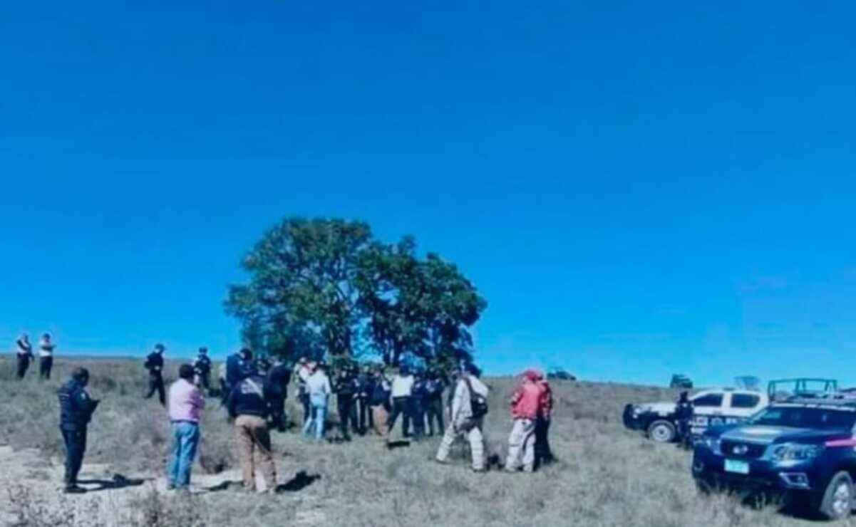 El hombre encontrado sin vida en Jilotepec aún no ha sido identificado. Foto: Especial.