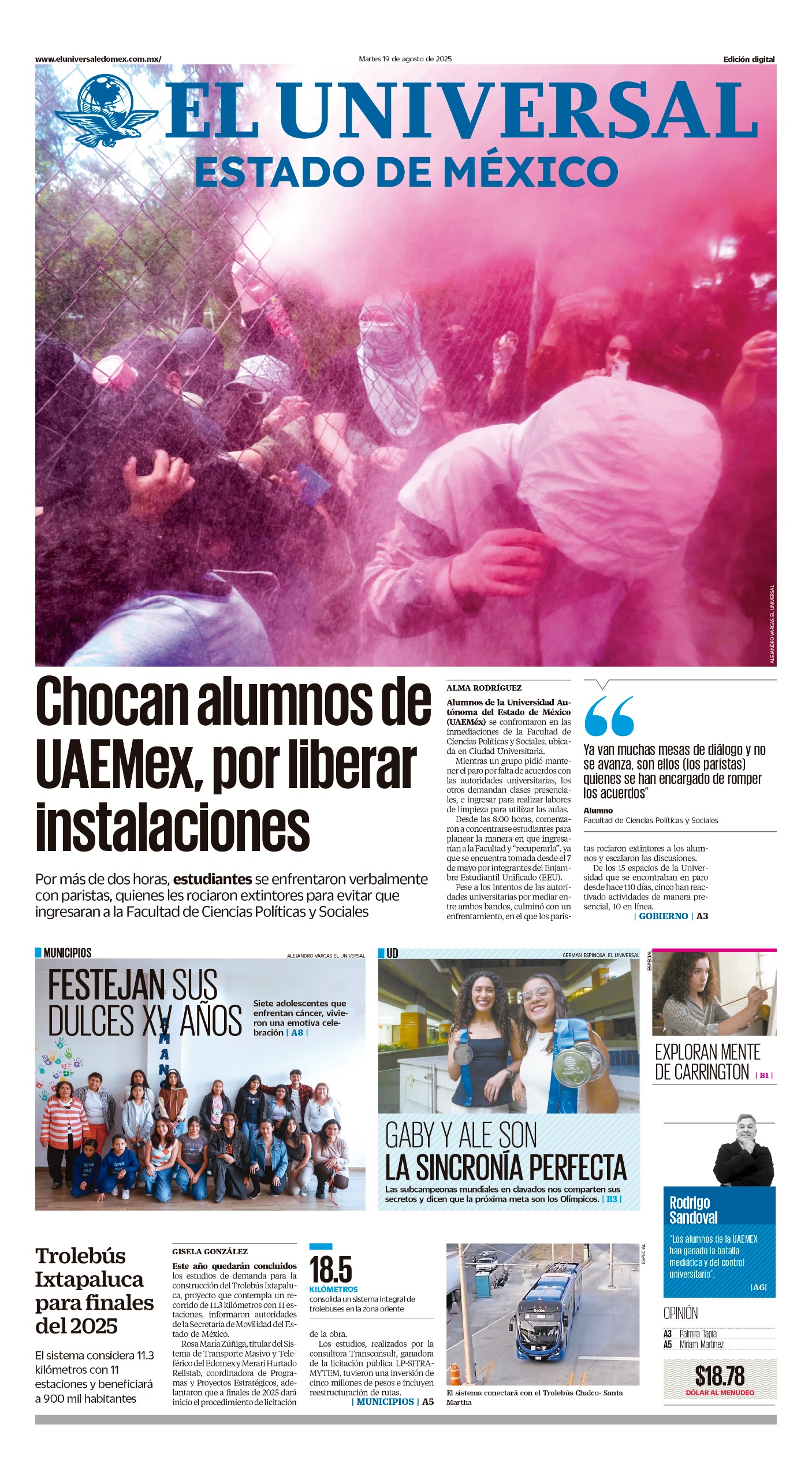 Portada 19 de agosto 2025