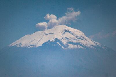 Nieve en los volcanes del Valle de México: un espectáculo natural que sorprende a los habitantes