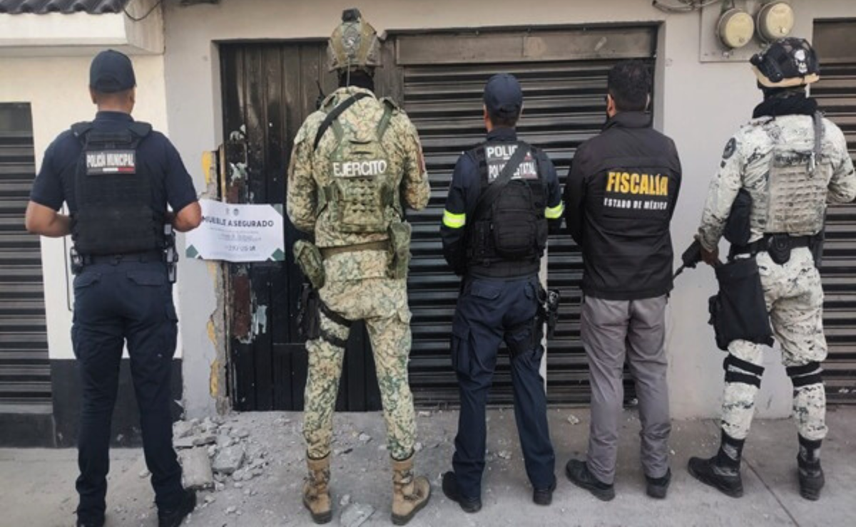 Inmueble recuperado por las autoridades en Ecatepec durante el operativo contra el despojo. Foto: Especial