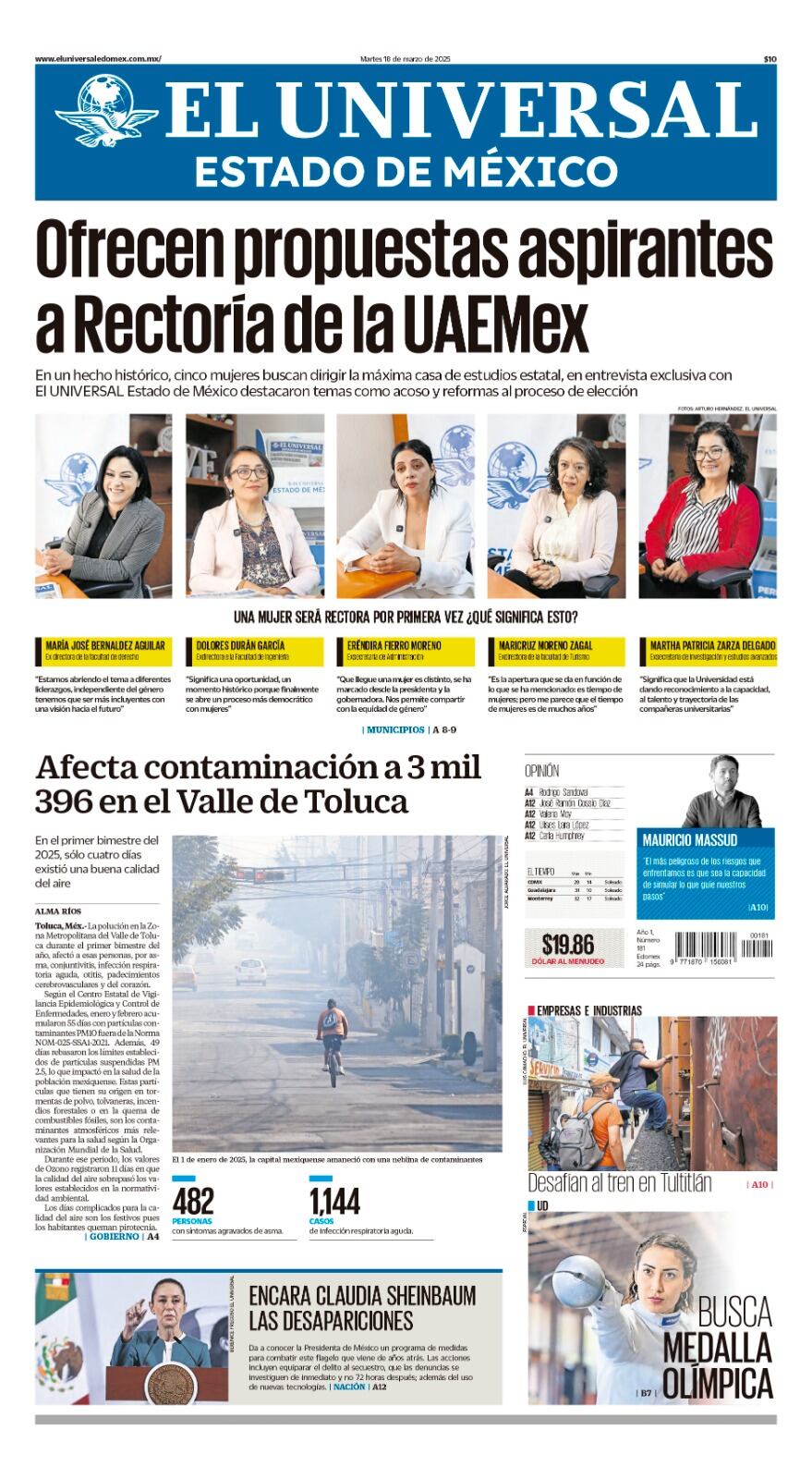 Portada Edomex 18 de marzo 2025