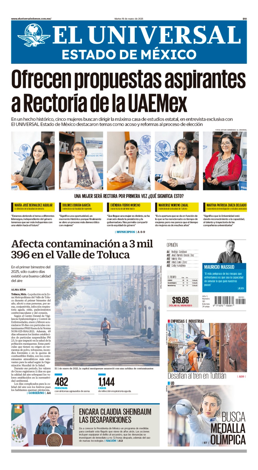 Portada Edomex 18 de marzo 2025