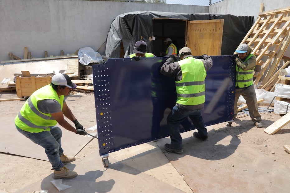 El depósito tiene tecnología de punta; en las principales líneas de distribución se aplicó el sistema Linner. Foto. Especial