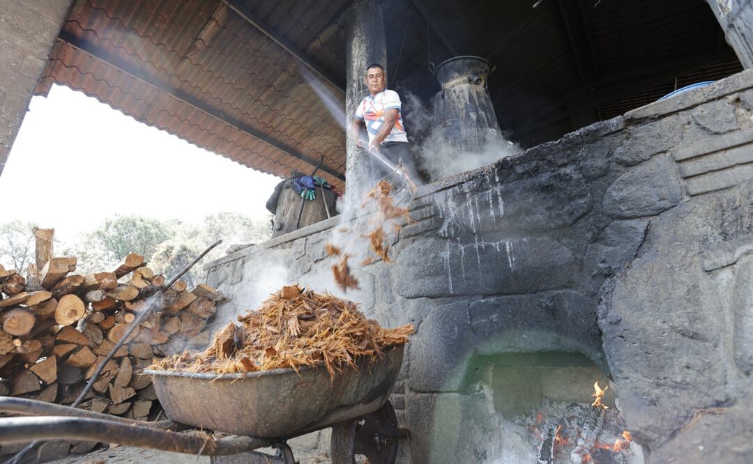 Don Nacho y el elixir de Malinalco: tradición y sabor en cada gota de mezcal artesanal. Foto: Jorge Alvarado