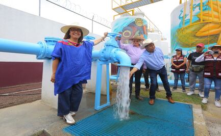 Ecatepec: Azucena Cisneros reactiva pozo "Cruz Roja" y lleva agua a 25 mil personas