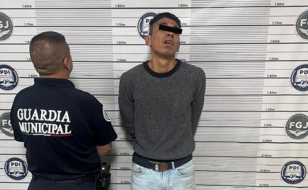 El detenido fue trasladado a la Fiscalía Regional de Naucalpan, donde se espera que más víctimas acudan a identificarlo. Foto Especial