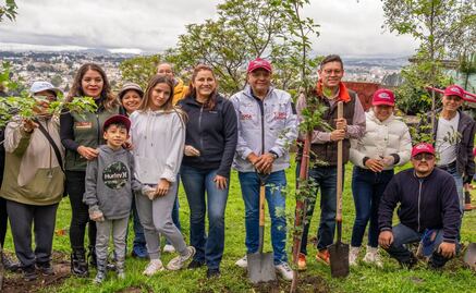 ¡Toluca se pone guapa! Reforestan más de mil árboles para combatir el calor y recargar acuíferos